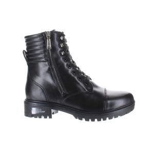 Blondo Womens Black Combat Boots Size 9 Medium (B, M)
